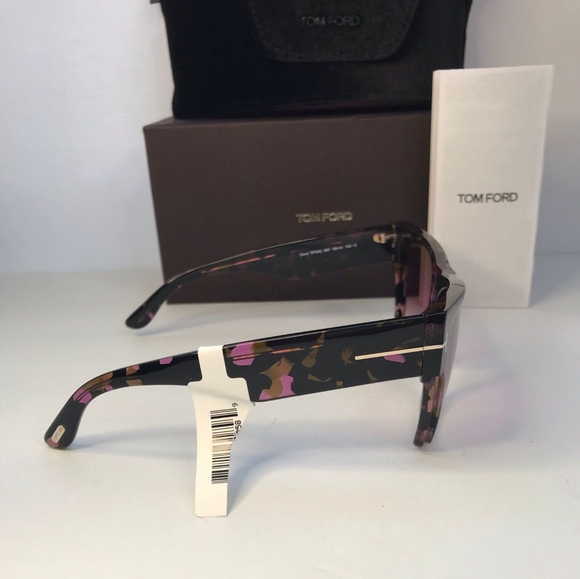 New - 💯 Original TOM FORD Acetate Dove Sunglasses TF942 Tortoise - Picture 4 of 13